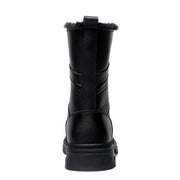 British Style Male Walking Footwear Luxury Brand Outdoor Boots High Quality Man Ankle Boots Warm Plush Fur Winter Shoes High Top