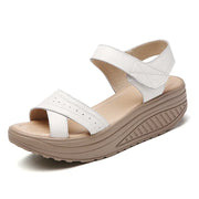 Women Sandals Wedge Heels Sandals Summer Shoes For Women Elegant Heeled Sandalias Mujer Summer Footwear Female Wedges Shoes New