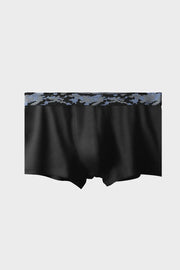 Men's ultra-thin breathable ice silk seamless one-piece sexy boxers
