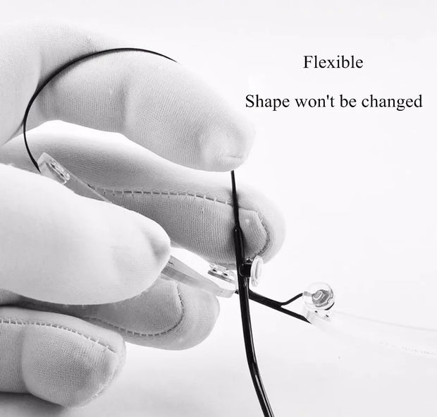 Chashma Brand Titanium Reading Glasses Super Light Myopia Optical Prescription Glasses Frame for Male and Female