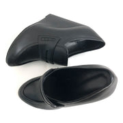 Elegant Wedges Shoes for Women Round Toe High Heel Pumps Comfortable Wedge Heels Footwear Full Black Customized By Aimirlly