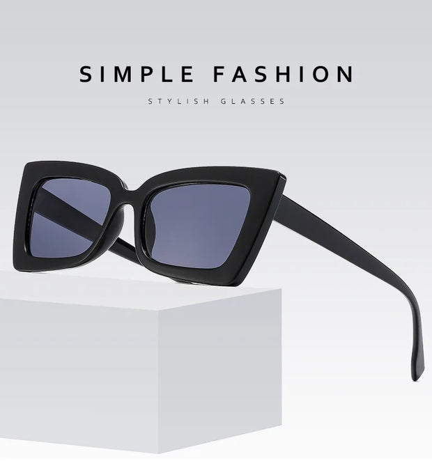 Fashion Big Frame Cat Eye Optical Eyeglasses Men Women Trend Brand Designer Reading Computer Anti Blue Light Eyeglasses Unisex