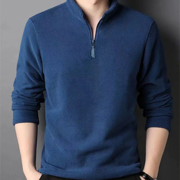 Sweatwear Mens Anti-pilling High Quality Knitted Turtleneck Sweater Slim Fit Long Sleeve Pullover Solid Color Trend Men Clothing