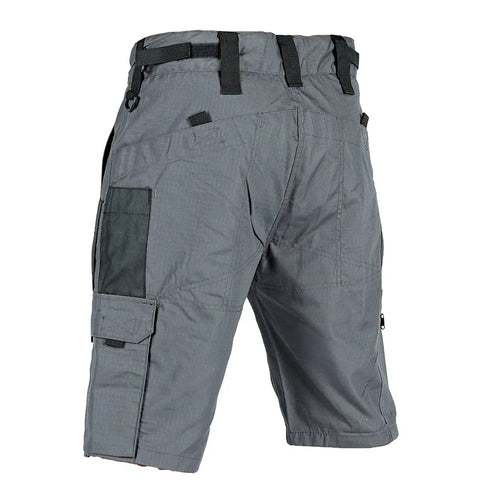 Summer Tactical Shorts Men Quick Dry Cargo Shorts Multi-Pocket Wear-Resistant Waterproof Short Trousers Outdoor Hiking Fishing