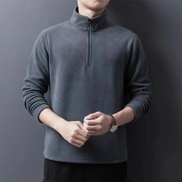 Sweatwear Mens Anti-pilling High Quality Knitted Turtleneck Sweater Slim Fit Long Sleeve Pullover Solid Color Trend Men Clothing