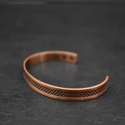 Magnetic Energy Copper Bracelet for Men 99.9% Copper Magnetic Bracelet Adjustable Bangle Jewelry Gift