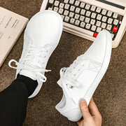 Men's Wide-toe Barefoot Shoes Lightweight Soft-soled Casual Walking Minimalist Breathable Artificial Leather Low-top Sneakers