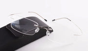 Chashma Brand Titanium Reading Glasses Super Light Myopia Optical Prescription Glasses Frame for Male and Female