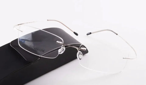 Chashma Brand Titanium Reading Glasses Super Light Myopia Optical Prescription Glasses Frame for Male and Female