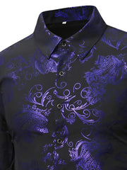 FGKKS 2024 Casual Shirt For Men Printed Fashion Breathable Trend Top High Quality Design Hot Street Wear Shirt Male