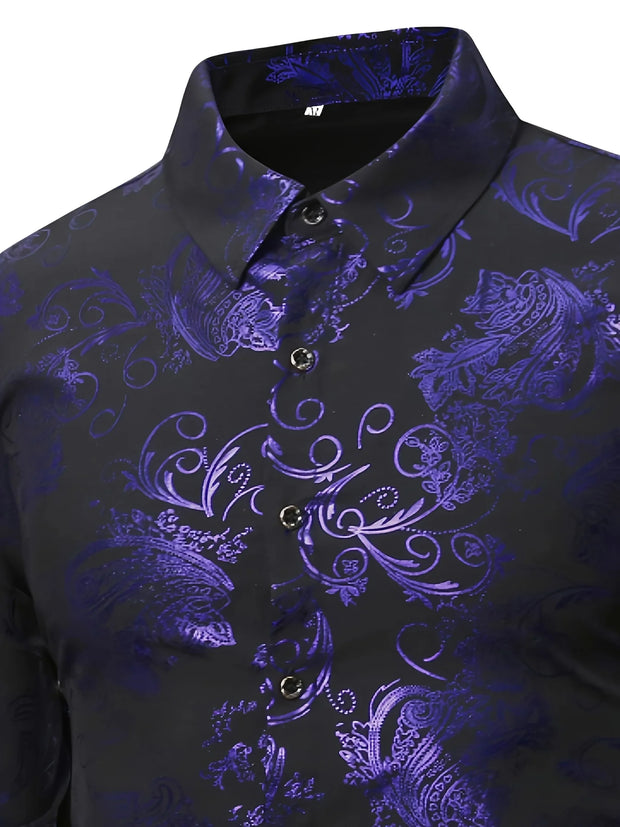 FGKKS 2024 Casual Shirt For Men Printed Fashion Breathable Trend Top High Quality Design Hot Street Wear Shirt Male