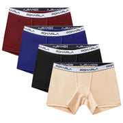 Women’s Boxer Briefs Seamless Boy Shorts Panties Soft Stretch Cotton Ladies Safety Pants Female Anti Chafing Boy Shorts Panties