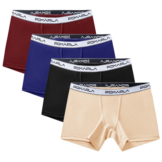 Women’s Boxer Briefs Seamless Boy Shorts Panties Soft Stretch Cotton Ladies Safety Pants Female Anti Chafing Boy Shorts Panties