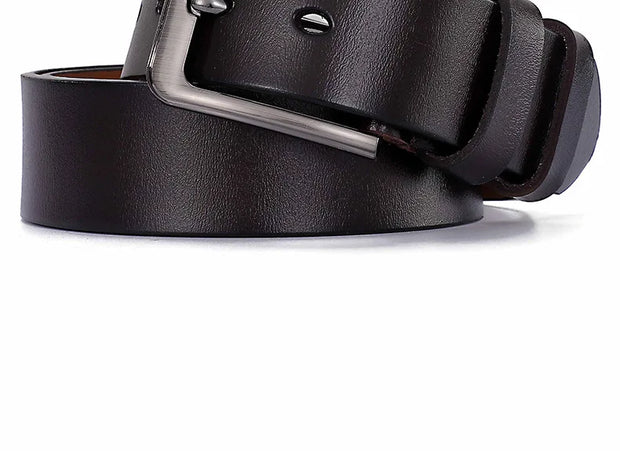 Plus Size 105 110 120 130 140 150 160 170cm Belt for Men Women Genuine leather Alloy Metal Pin Buckle Waist Betls Straps 2023