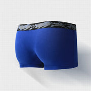 Men's ultra-thin breathable ice silk seamless one-piece sexy boxers