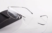Chashma Brand Titanium Reading Glasses Super Light Myopia Optical Prescription Glasses Frame for Male and Female