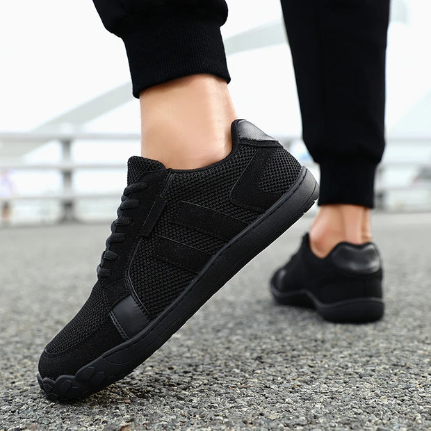 2024 Men Barefoot Shoes Outdoor Walking Flat Shoe Wear-resisting Loafers Men's Casual Sneaker Minimalist Wide Toe Big Size 44