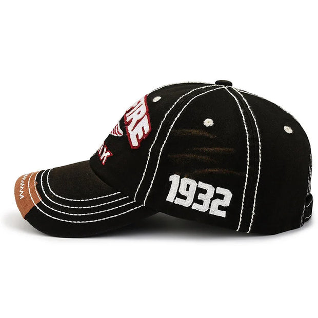 Men's Fashion 1932 Letter Embroidered Hat Snapback Caps Unisex Sunshade Hat Women Adjustable Hip Hop Baseball Caps Cowboy Hat