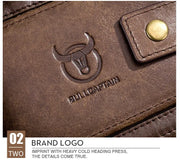 BULLCAPTAIN Brand Men's Wallet Genuine Leather Purse Male Rfid Wallet Multifunction Storage Bag Coin Purse Wallet's Card Bags