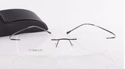 Chashma Brand Titanium Reading Glasses Super Light Myopia Optical Prescription Glasses Frame for Male and Female