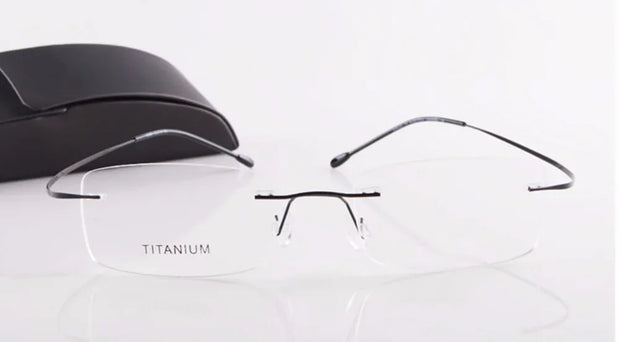 Chashma Brand Titanium Reading Glasses Super Light Myopia Optical Prescription Glasses Frame for Male and Female