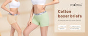 Women’s Boxer Briefs Seamless Boy Shorts Panties Soft Stretch Cotton Ladies Safety Pants Female Anti Chafing Boy Shorts Panties