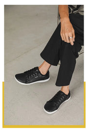Men's Wide-toe Barefoot Shoes Lightweight Soft-soled Casual Walking Minimalist Breathable Artificial Leather Low-top Sneakers