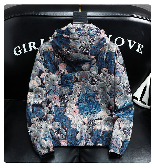 Rose Jacket Hooded Jackets for Men Fashion Trends Mountaineering Lightweight Puffer Men Climbing Clothes Men's Clothing Man Coat