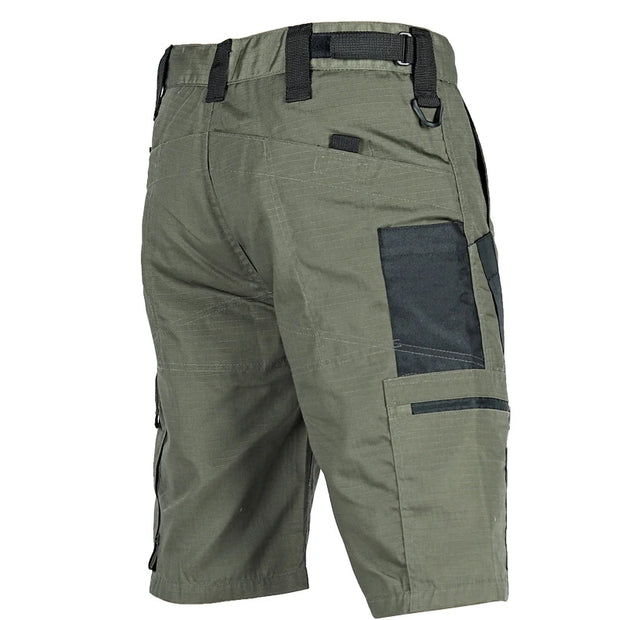 Summer Tactical Shorts Men Quick Dry Cargo Shorts Multi-Pocket Wear-Resistant Waterproof Short Trousers Outdoor Hiking Fishing