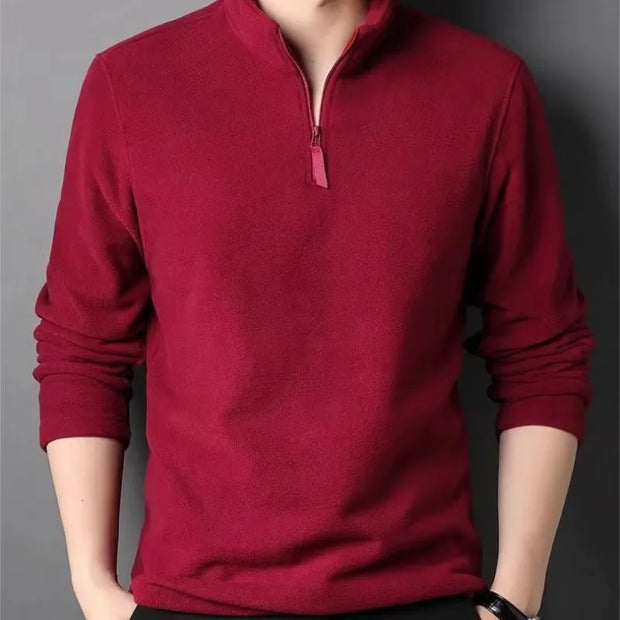 Sweatwear Mens Anti-pilling High Quality Knitted Turtleneck Sweater Slim Fit Long Sleeve Pullover Solid Color Trend Men Clothing