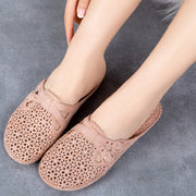 Wrapped Toe Breathable Slippers Women Summer Outer Wear Hole Shoes Home Fashion Casual Hollow Out Slip On Buckle Slipper Female