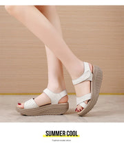 Women Sandals Wedge Heels Sandals Summer Shoes For Women Elegant Heeled Sandalias Mujer Summer Footwear Female Wedges Shoes New