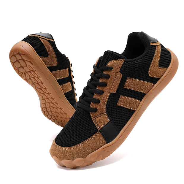 2024 Men Barefoot Shoes Outdoor Walking Flat Shoe Wear-resisting Loafers Men's Casual Sneaker Minimalist Wide Toe Big Size 44