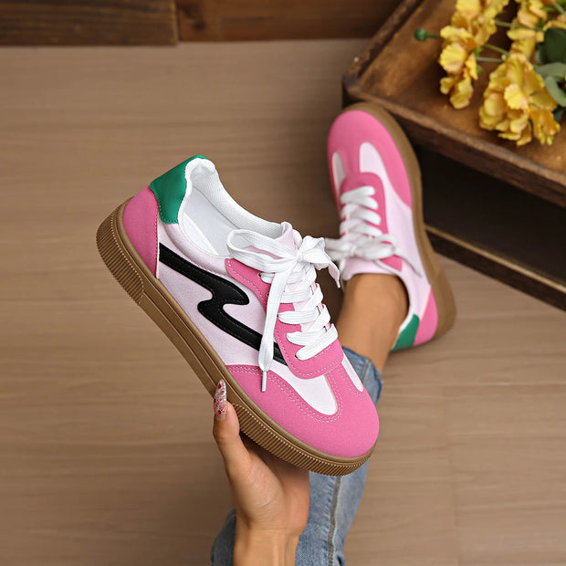 Women's Lightweight Casual Sports Shoes Fashionable Comfortable Outdoor Footwear Trendy Stylish Trendy Footwear for Ladies