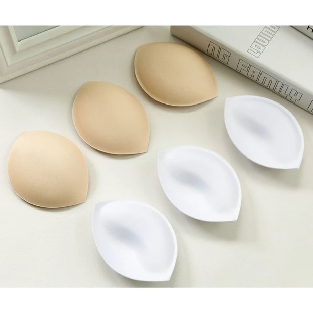 1/2/3 Pair Yoga Clothing Push Up Bra Padding Chest Enhancers Bra Foam Insert Chest Cup Intimates Accessories Sponge Bra Pads