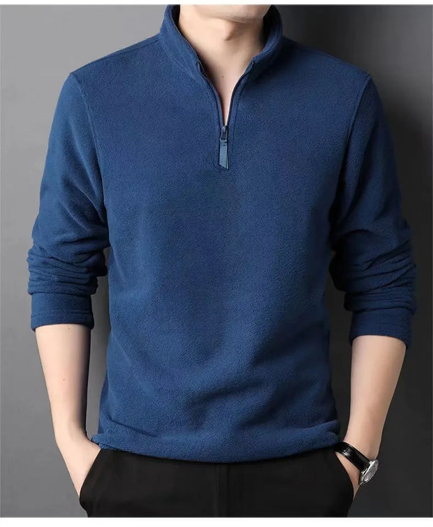 Sweatwear Mens Anti-pilling High Quality Knitted Turtleneck Sweater Slim Fit Long Sleeve Pullover Solid Color Trend Men Clothing