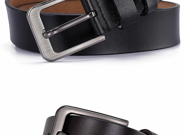 Plus Size 105 110 120 130 140 150 160 170cm Belt for Men Women Genuine leather Alloy Metal Pin Buckle Waist Betls Straps 2023