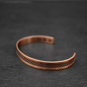 Magnetic Energy Copper Bracelet for Men 99.9% Copper Magnetic Bracelet Adjustable Bangle Jewelry Gift