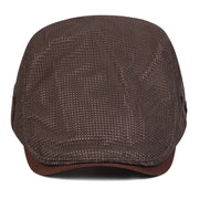 Men NEW York Label Mesh Breathability Newsboy Caps British Painters Hats Spring and Summer Flat Cap Hip Hop Berets Hat