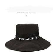 New Hot Selling Spring Summer Bucket Hat Men's Solid Color Big Brim Sun Hat Women's Folding Fishing Mountaineering Outdoor Hat