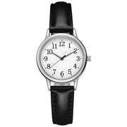 Women Quartz Watch Easy To Read Arabic Numerals Simple Dial PU Leather Strap Lady Candy Color  Reloj De Mujer Montre Femme