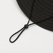 New Hot Selling Spring Summer Bucket Hat Men's Solid Color Big Brim Sun Hat Women's Folding Fishing Mountaineering Outdoor Hat