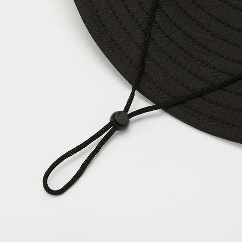 New Hot Selling Spring Summer Bucket Hat Men's Solid Color Big Brim Sun Hat Women's Folding Fishing Mountaineering Outdoor Hat