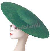 40CM Big Fascinators Base Wedding Millinery Supplies DIY Hair Accessories Hat Women Kentucky Derby Large Fascinator Base