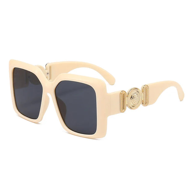 INS Popular Square Sunglasses Women Luxury Retro Brand Men Trending Travel Sun Glasses Female Shades UV400 Oculus