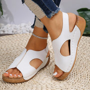 Women Wedges Sandals 2024 Summer New Elegant Outdoor Sandals for Women Walking Soft Female Footwear Sandals Zapatos De Mujer