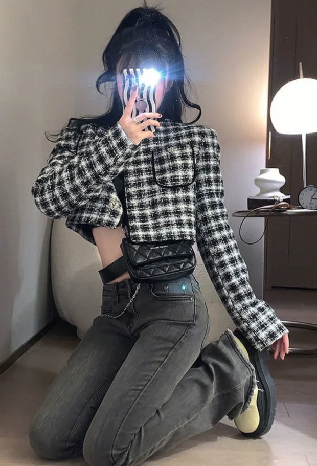 Flare Gray Pants for Woman Bell Bottom Women's Jeans Flared with Pockets Trousers Low Rise Waist 2000s Y2k Good Quality R Summer