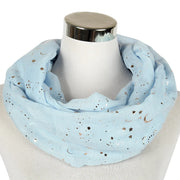 Star Moon Foil Scarf Women Cotton Voile Scarves Hijab Femme Musulman Fashion Shawl Wrap Headband 180-70cm Wholesale Scarfs