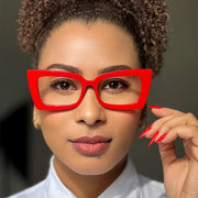 Fashion Big Frame Cat Eye Optical Eyeglasses Men Women Trend Brand Designer Reading Computer Anti Blue Light Eyeglasses Unisex