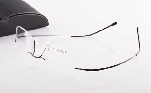 Chashma Brand Titanium Reading Glasses Super Light Myopia Optical Prescription Glasses Frame for Male and Female
